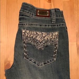 Earl Jean Straight Leg Women's Embellished Jeans